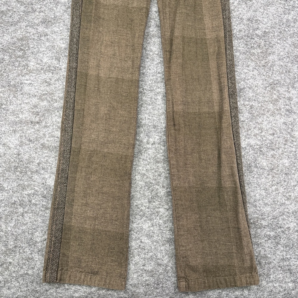 Da-Nang Brown Tweed Accent Pants - Picture 3 of 16